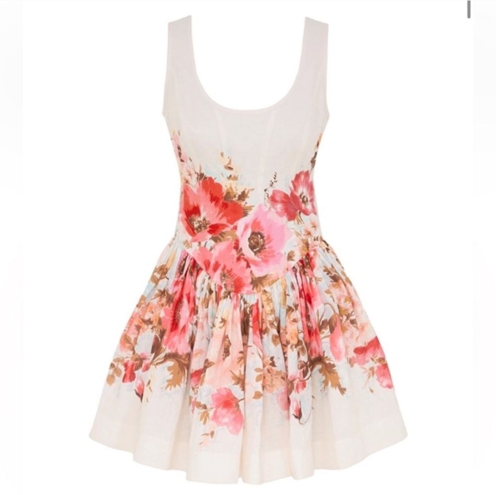 Zimmerman Scarborough Linen Dress Size 1 (US Size 4-6), new without tags